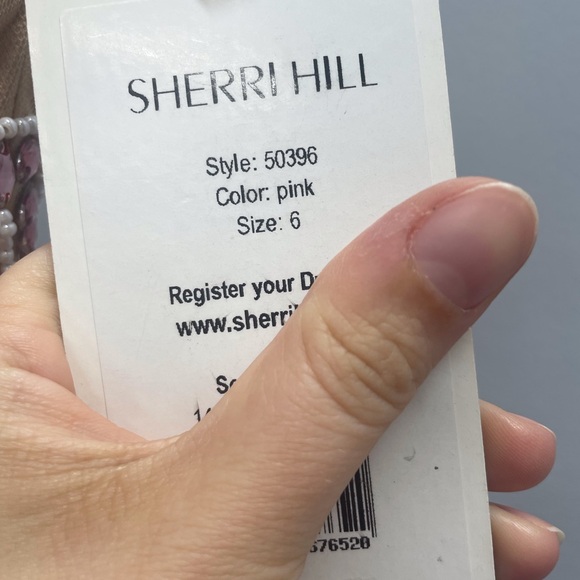 Sherri Hill Evening Gown Style 50396 NWT - Pink Size 6 - Picture 5 of 8
